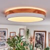 Hiral Deckenleuchte LED Naturfarben, Weiß, 1-flammig