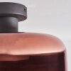 Boza Deckenleuchte Glas 28 cm Kupferfarben, 1-flammig