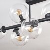 Gastor Deckenleuchte Glas 15 cm Klar, 8-flammig