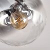 Chehalis Deckenleuchte Glas 15 cm Klar, Rauchfarben, 10-flammig