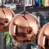 Koyoto Hängeleuchte Glas 20 cm Kupferfarben, 3-flammig