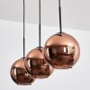 Koyoto Hängeleuchte Glas 20 cm Kupferfarben, 3-flammig