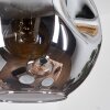 Ripoll Hängeleuchte Glas 15 cm, 20 cm, 25 cm Bernsteinfarben, Rauchfarben, 3-flammig