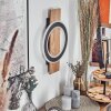 Besperia Wandleuchte LED Holzoptik, Schwarz, 1-flammig