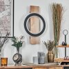 Besperia Wandleuchte LED Holzoptik, Schwarz, 1-flammig