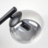 Chehalis Deckenleuchte Glas 12 cm Klar, Rauchfarben, 3-flammig
