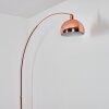 Baloca Stehleuchte 27 cm Kupferfarben, Schwarz, 1-flammig
