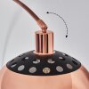 Baloca Bogenlampe 27 cm Kupferfarben, Schwarz, 1-flammig