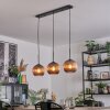 Koyoto Hängeleuchte Glas 20 cm Kupferfarben, 3-flammig
