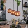 Ripoll Hängeleuchte Glas 15 cm Kupferfarben, 3-flammig