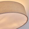 Foggia Deckenleuchte 50 cm Nickel-Matt, 3-flammig
