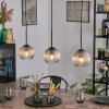 Koyoto Hängeleuchte Glas 15 cm Bernsteinfarben, Klar, 3-flammig
