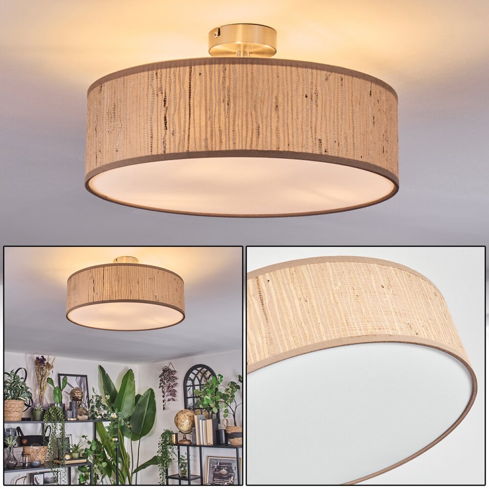 Foggia Deckenleuchte 40 cm Nickel-Matt, 3-flammig main product photo