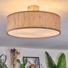 Foggia Deckenleuchte 40 cm Nickel-Matt, 3-flammig