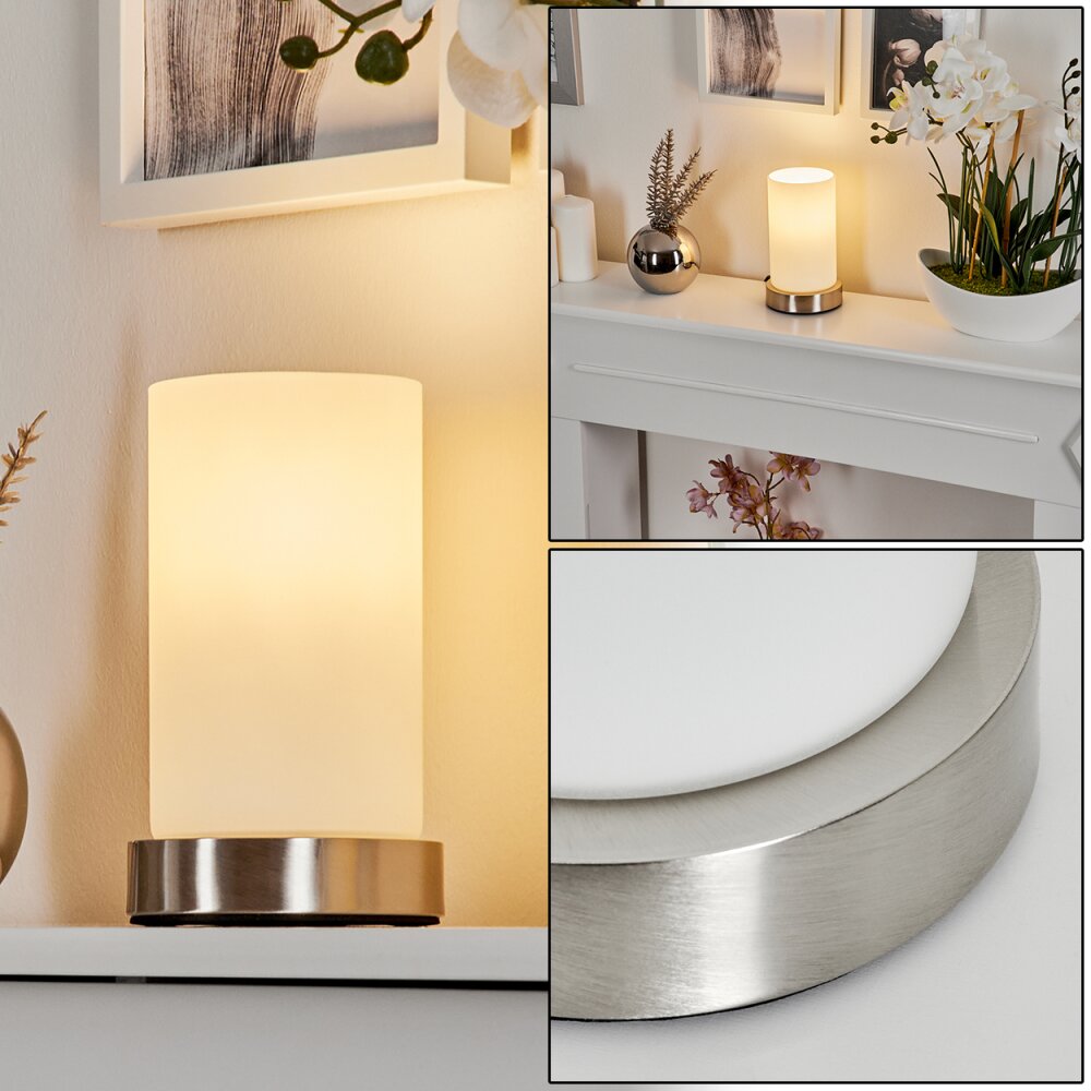 Youd Tischleuchte Nickel-Matt, 1-flammig main product photo