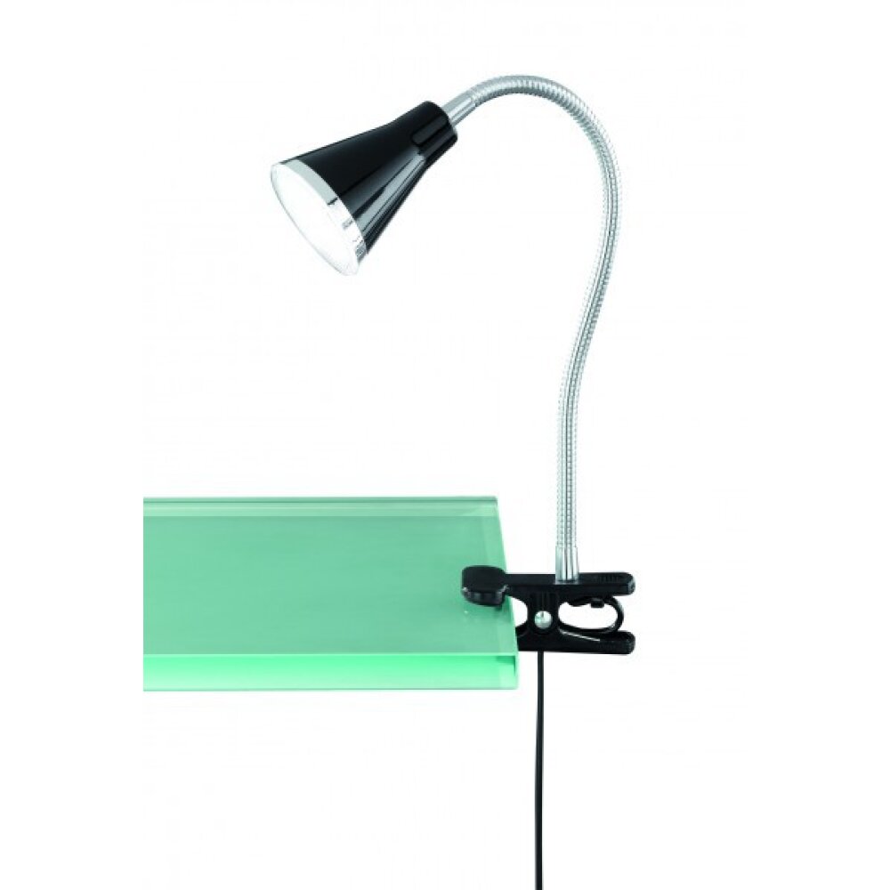 Reality ARRAS Klemmleuchte LED Schwarz, 1-flammig main product photo