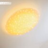 Trio Leuchten NAGANO Deckenleuchte LED Weiß, 1-flammig, Fernbedienung, Farbwechsler