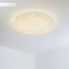 Trio Leuchten NAGANO Deckenleuchte LED Weiß, 1-flammig, Fernbedienung, Farbwechsler