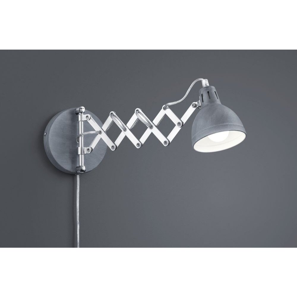Reality SCISSOR Wandleuchte Grau, 1-flammig main product photo