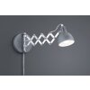 Reality SCISSOR Wandleuchte Grau, 1-flammig