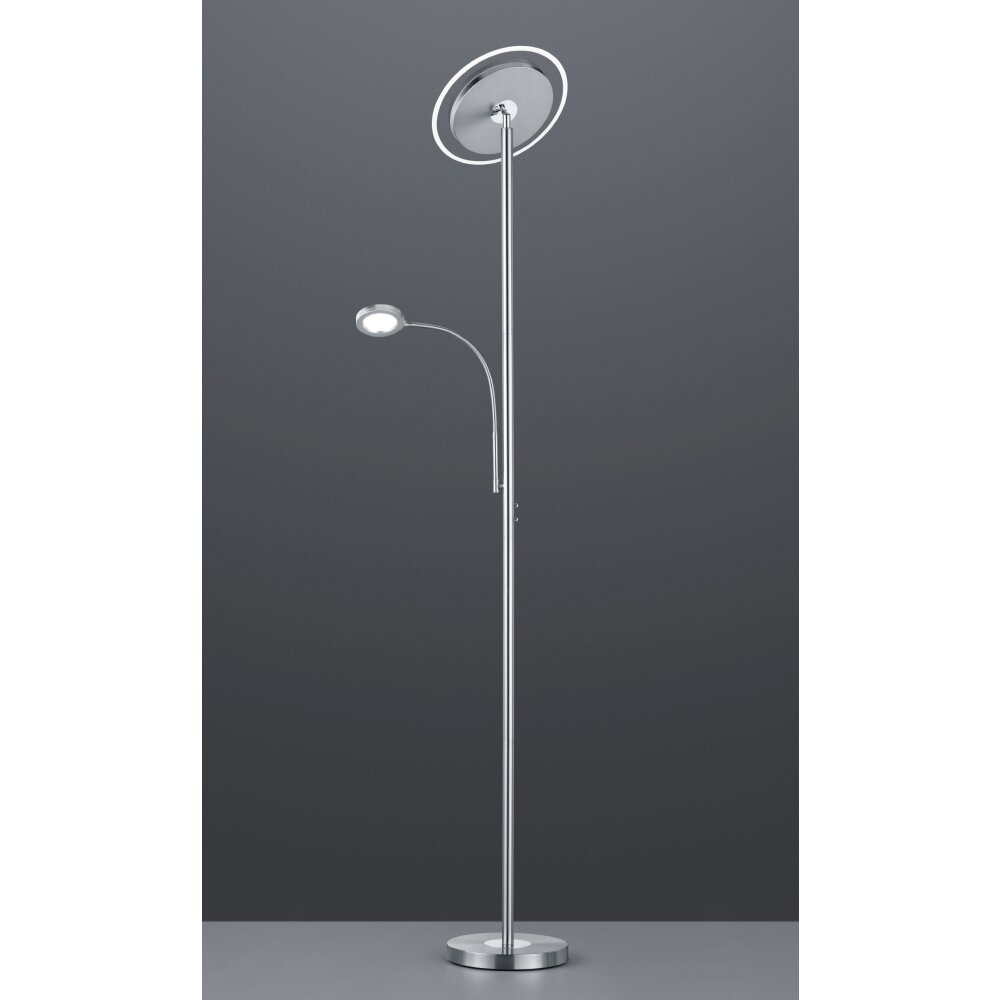 Reality ACKBAR Deckenfluter LED Nickel-Matt, 1-flammig main product photo