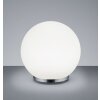 Reality GEORGE Tischleuchte LED Chrom, 1-flammig, Fernbedienung, Farbwechsler