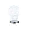 Reality SKULL Tischleuchte LED Chrom, 1-flammig