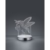 Reality Karo Tischleuchte LED Chrom, 1-flammig