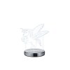 Reality Karo Tischleuchte LED Chrom, 1-flammig