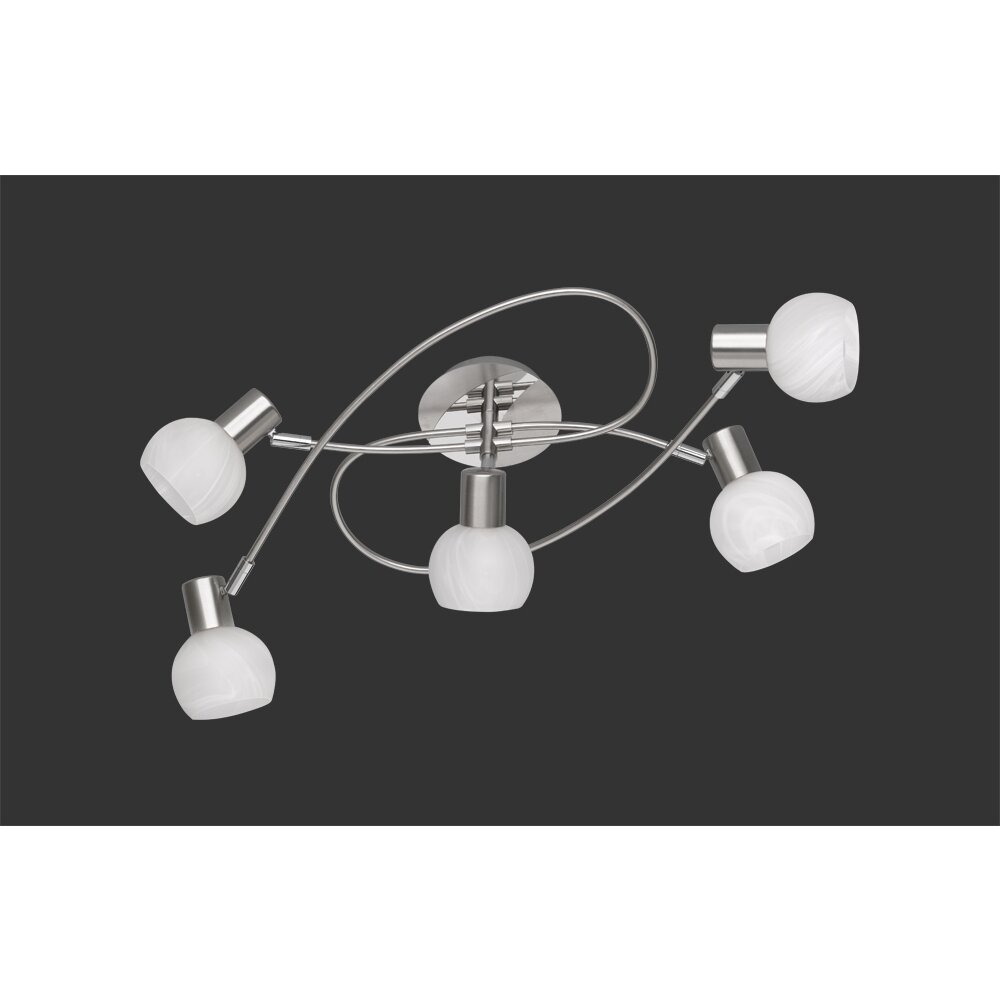 Reality ANTIBES Deckenleuchte Nickel-Matt, 5-flammig main product photo