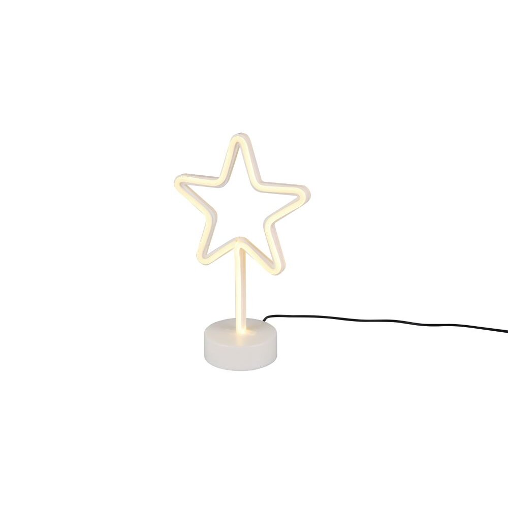 Reality STAR Tischleuchte LED Weiß, 1-flammig main product photo