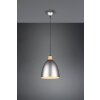 Reality Jagger Pendelleuchte Dunkelbraun, Nickel-Matt, 1-flammig
