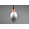 Reality Jagger Pendelleuchte Dunkelbraun, Nickel-Matt, 1-flammig