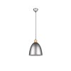 Reality Jagger Pendelleuchte Dunkelbraun, Nickel-Matt, 1-flammig