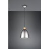 Reality Jagger Pendelleuchte Dunkelbraun, Nickel-Matt, 1-flammig