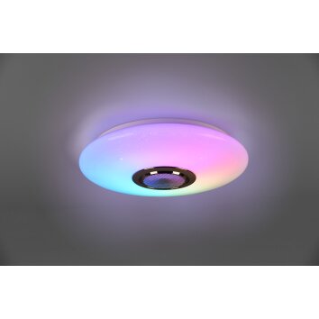 Reality Musica Deckenleuchte LED Weiß, 2-flammig, Fernbedienung, Farbwechsler