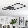 Doyon Deckenleuchte LED Schwarz, 1-flammig