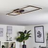 Doyon Deckenleuchte LED Schwarz, 1-flammig