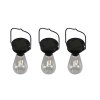 Reality Campus Solarleuchte LED Schwarz, 3-flammig