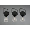 Reality Campus Solarleuchte LED Schwarz, 3-flammig