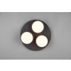 Trio Franklin Deckenleuchte LED Anthrazit, 3-flammig