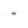 Reality Route Deckenleuchte LED Schwarz, 2-flammig