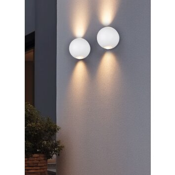 Trio AVISIO Wandleuchte LED Weiß, 2-flammig