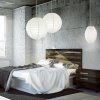 Trio PAPER Pendelleuchte Silber, 1-flammig