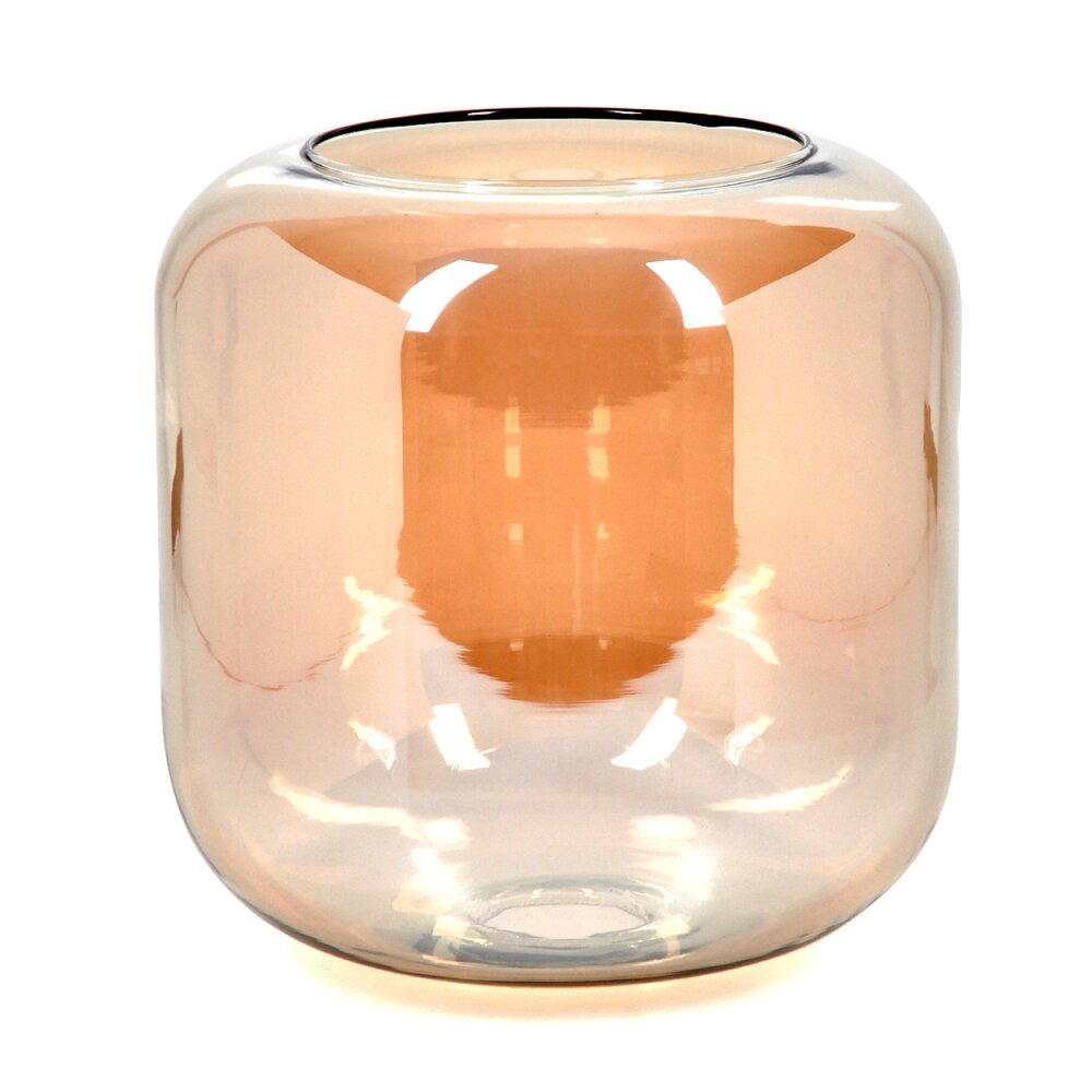 Glas-Lampenschirm Lauden Ersatzglas 20 cm Bernsteinfarben main product photo