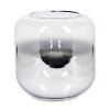 Lauden Ersatzglas 20 cm Chrom, Klar, Rauchfarben
