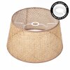 Barcos Lampenschirm 45 cm Naturfarben