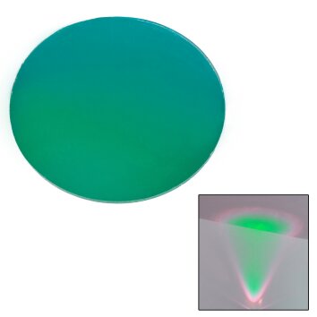 Glas-Farbfilter Sapri Ersatzglas 6,6 cm Grün