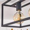 Wick Deckenleuchte Schwarz, 4-flammig
