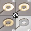 Donna Stehleuchte LED Nickel-Matt, 2-flammig